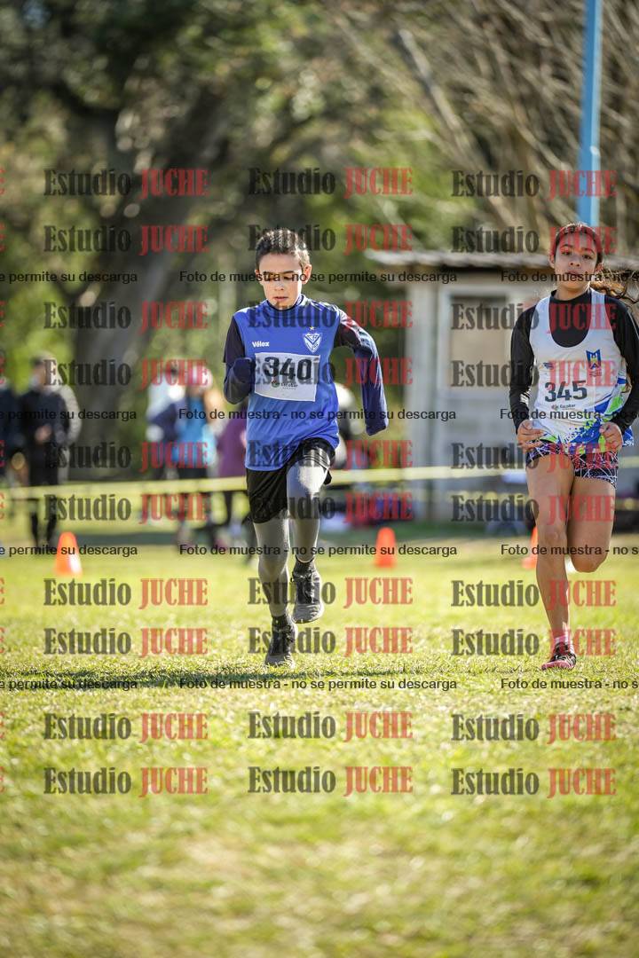 Fotos de la llegada del cross de 1500 m