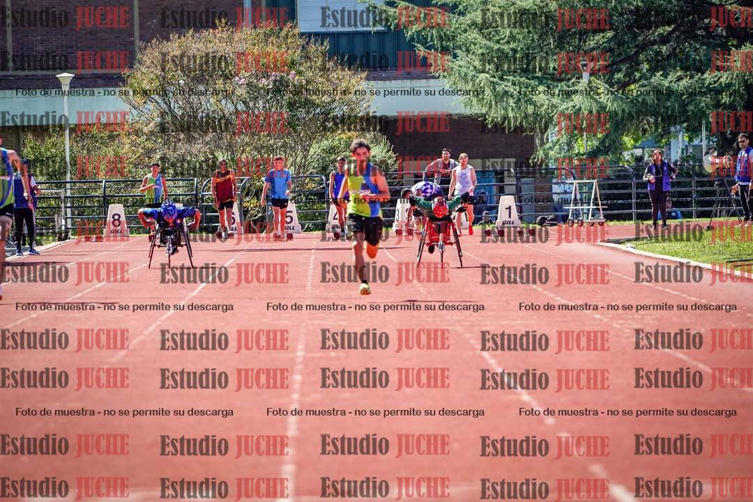 Fotos de los 100 m de varones