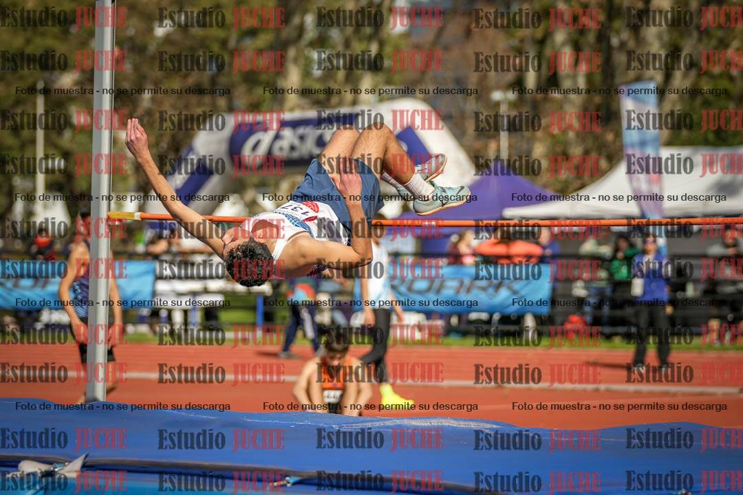 Fotos del salto en alto de varones