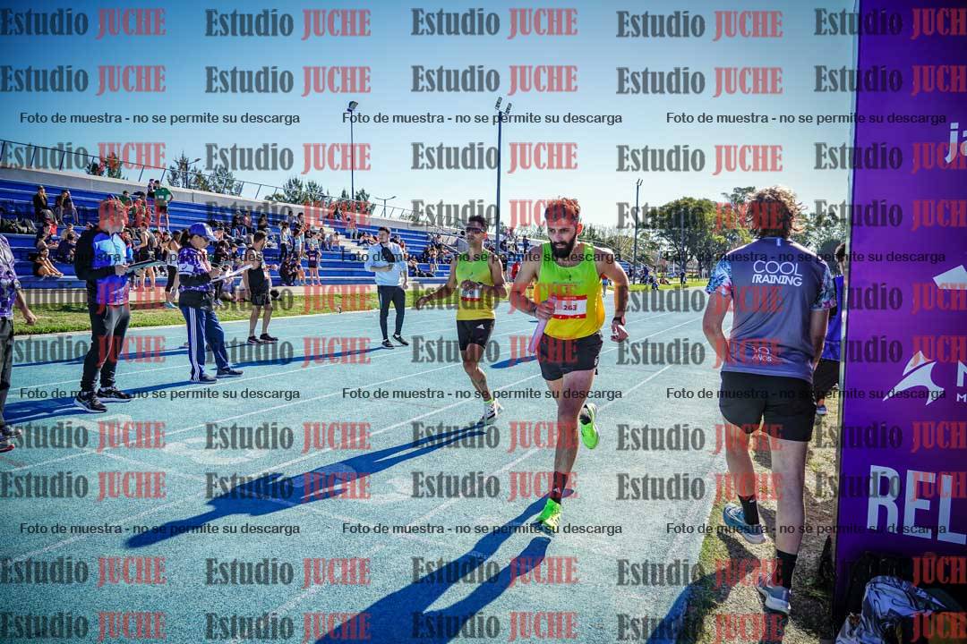 Fotos durante los relevos
