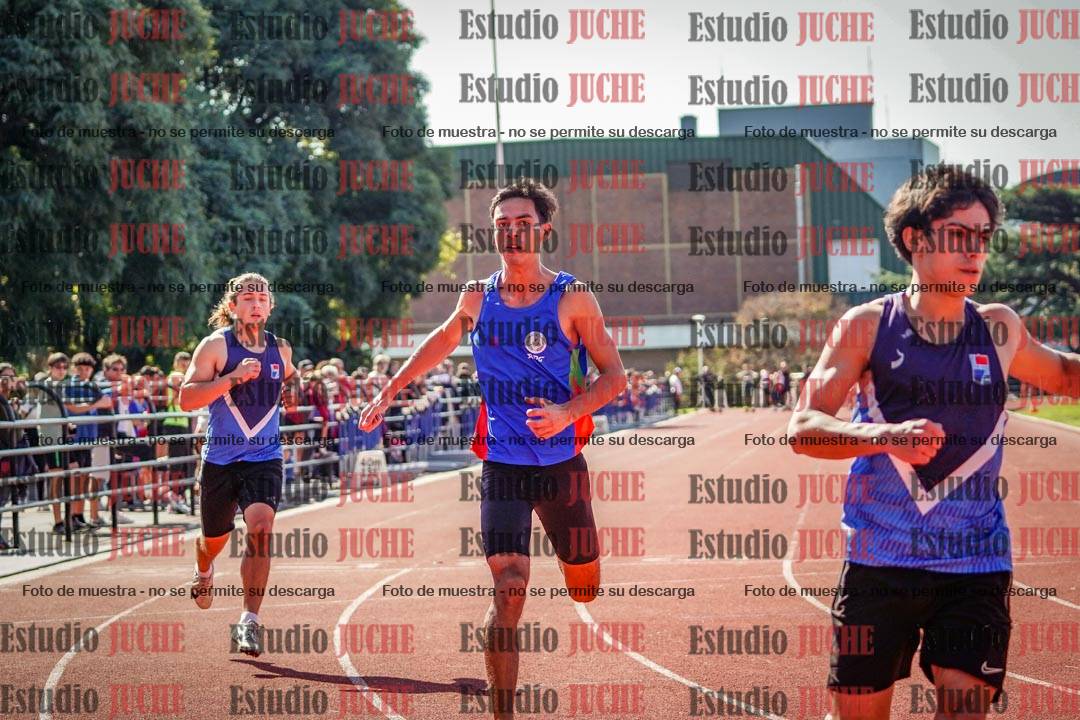Fotos de los 100 m llanos de varones