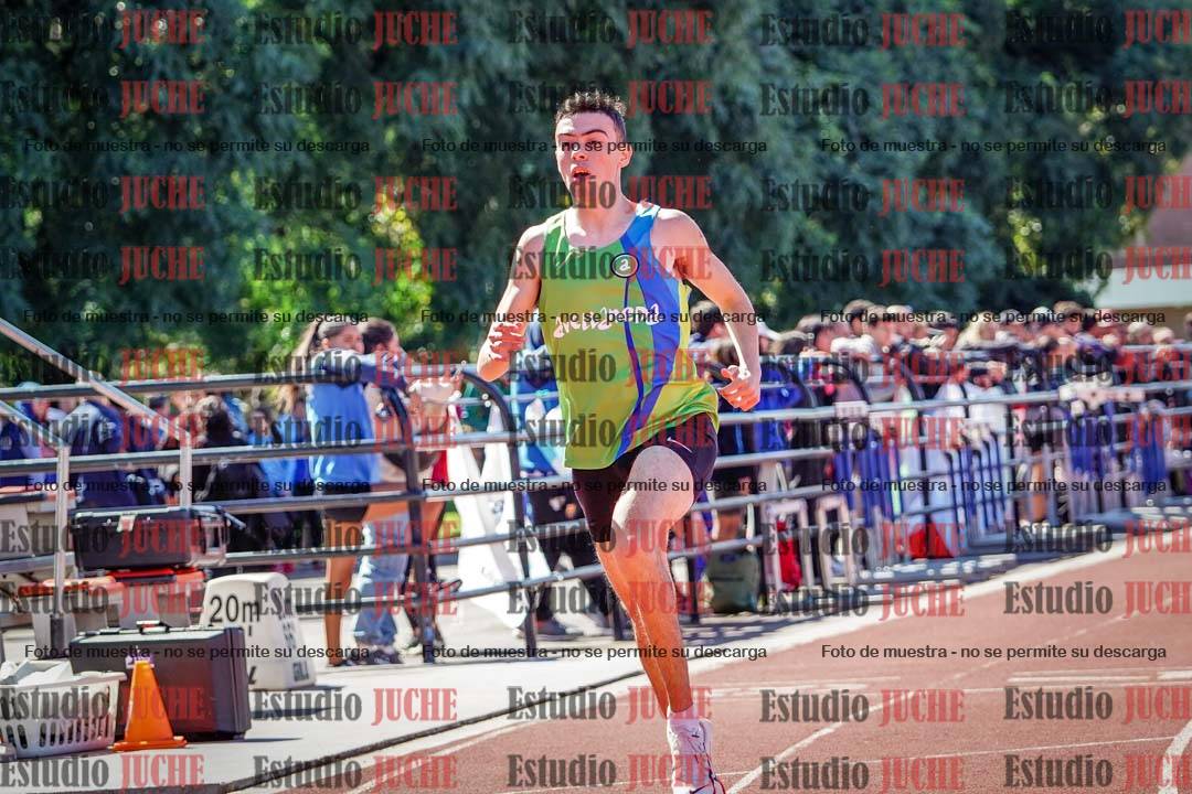 Fotos de los 100 m de varones