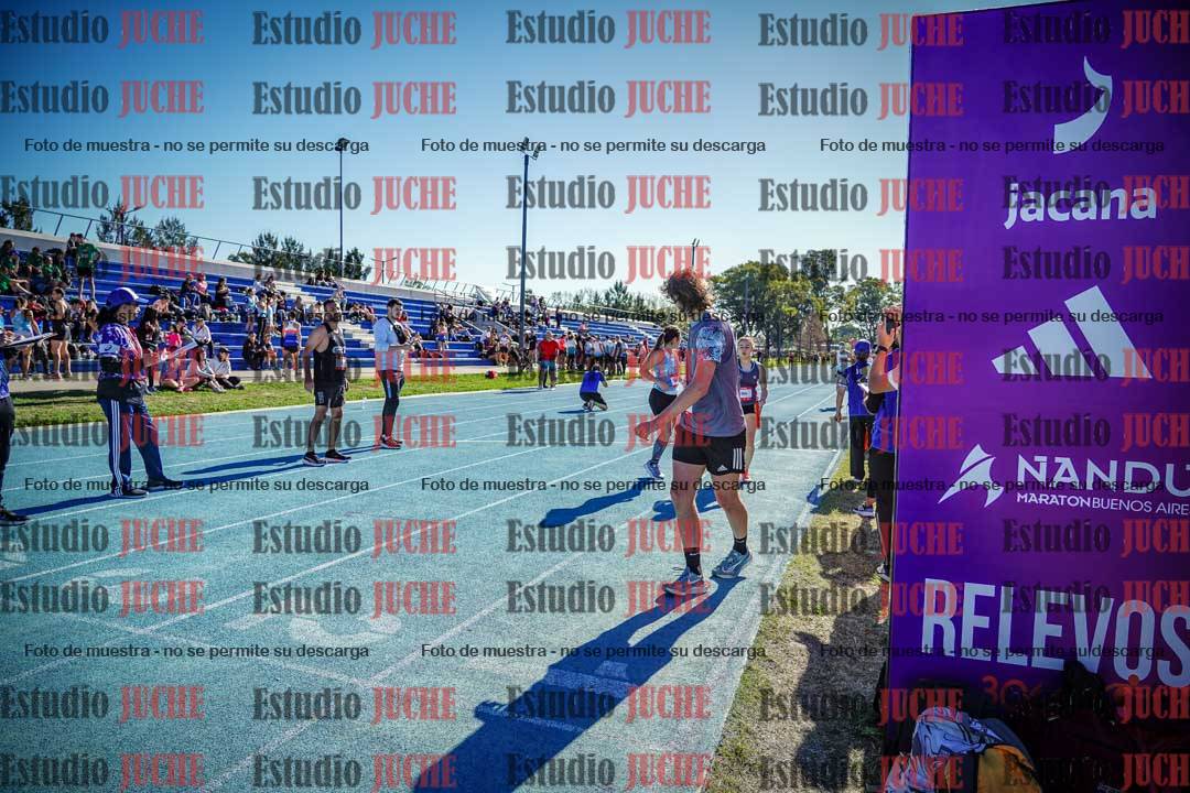 Fotos durante los relevos