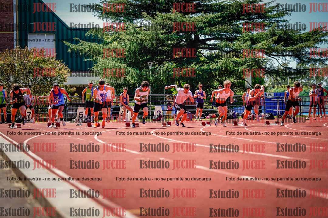 Fotos de los 100 m de varones