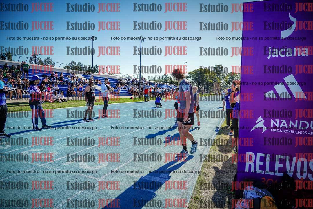 Fotos durante los relevos