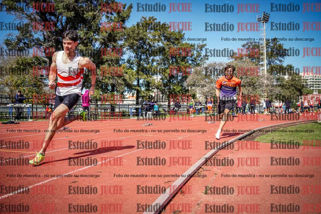 Fotos de los 200 m llanos de varones