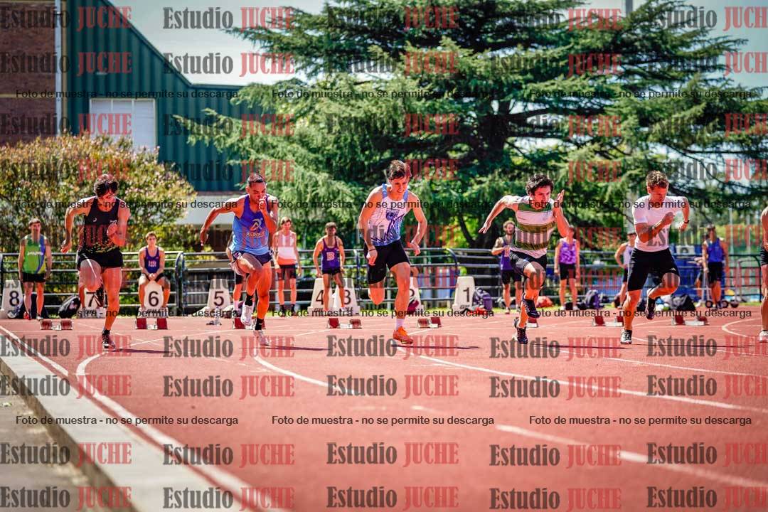 Fotos de los 100 m de varones