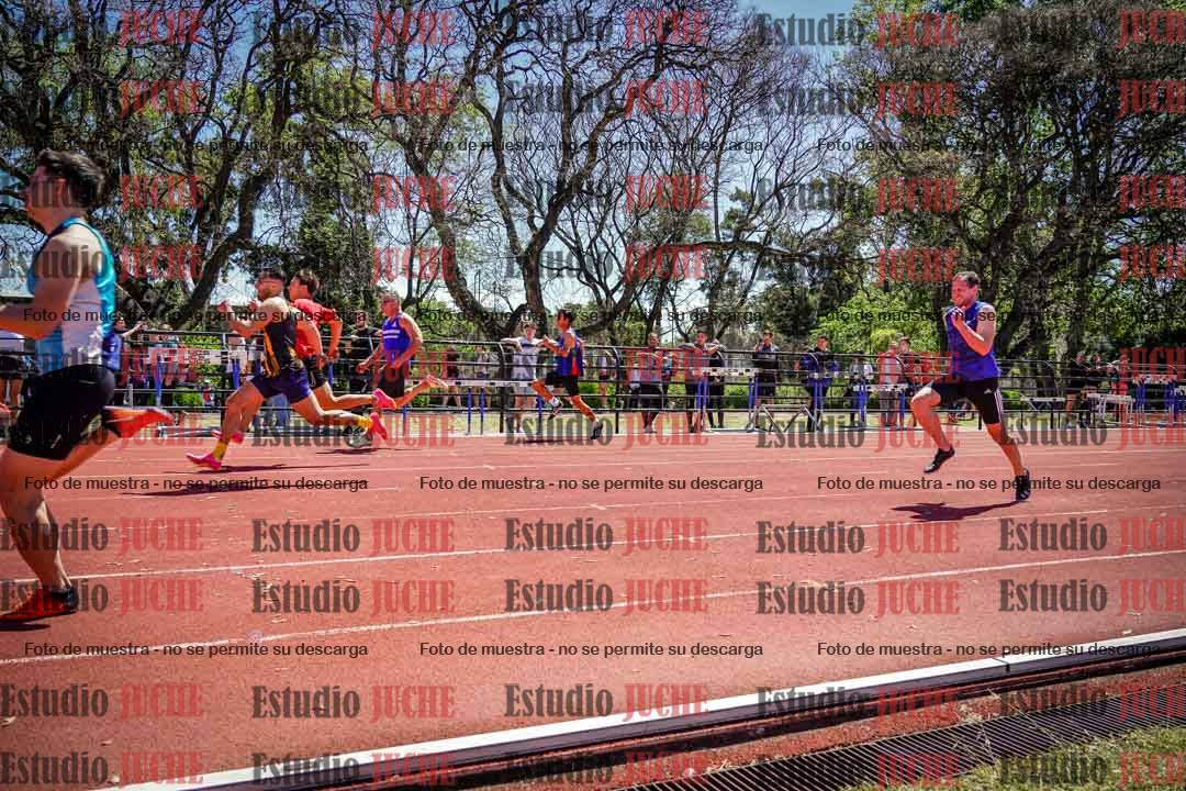Fotos de los 100 m llanos de varones