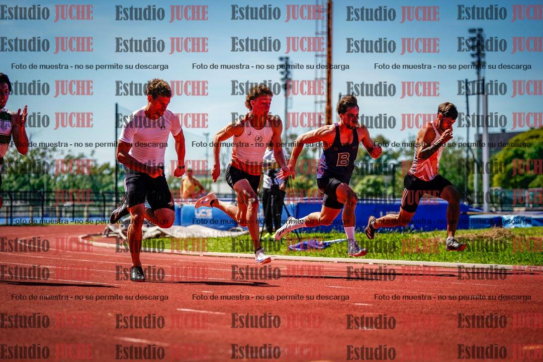 Fotos de los 100 m de varones