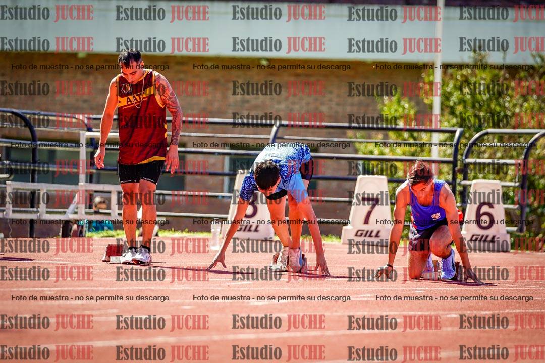 Fotos de los 100 m de varones