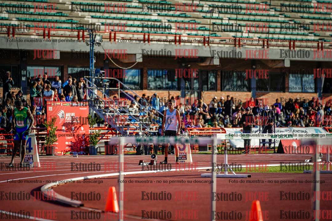 Fotos de los 400 m con vallas de varones - FINAL