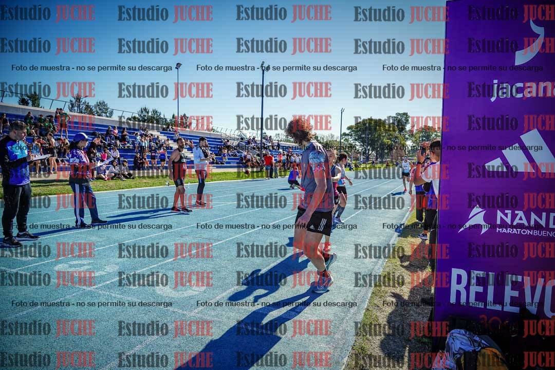 Fotos durante los relevos