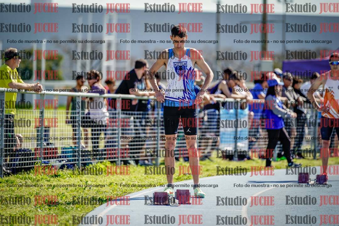 Fotos de los 400 m llanos de varones