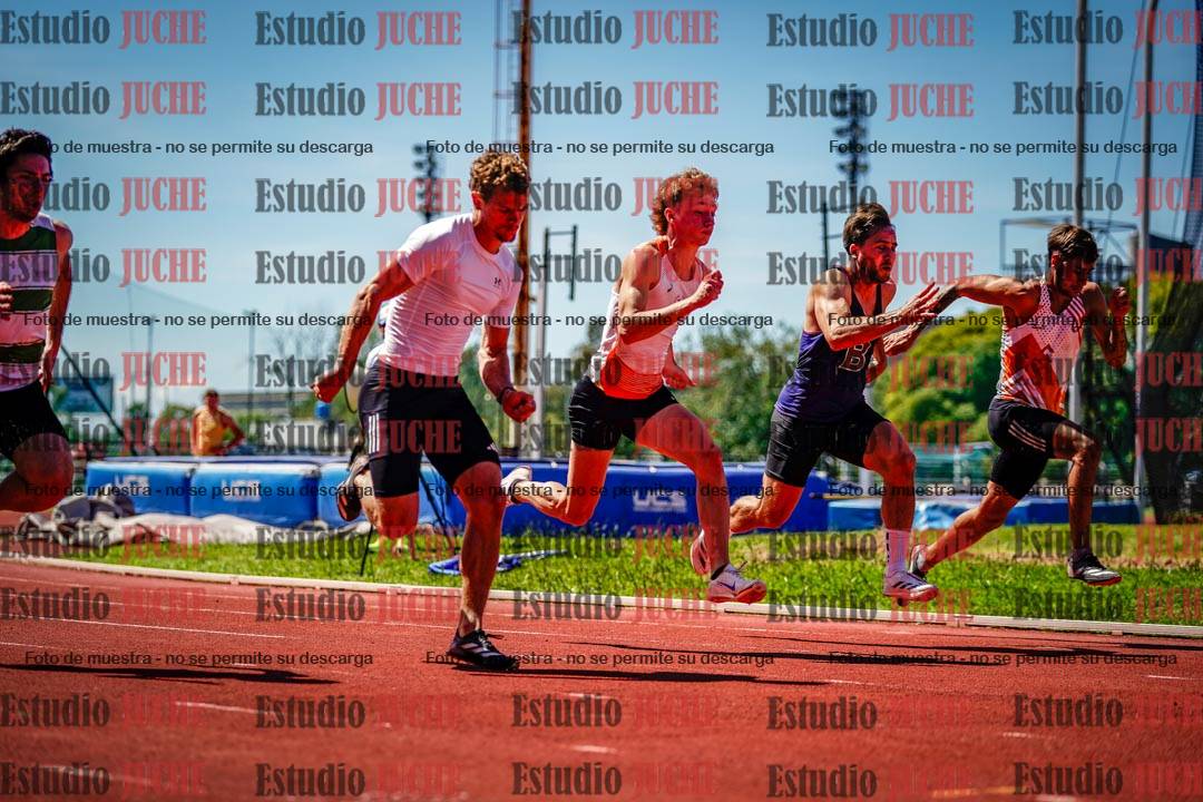 Fotos de los 100 m de varones