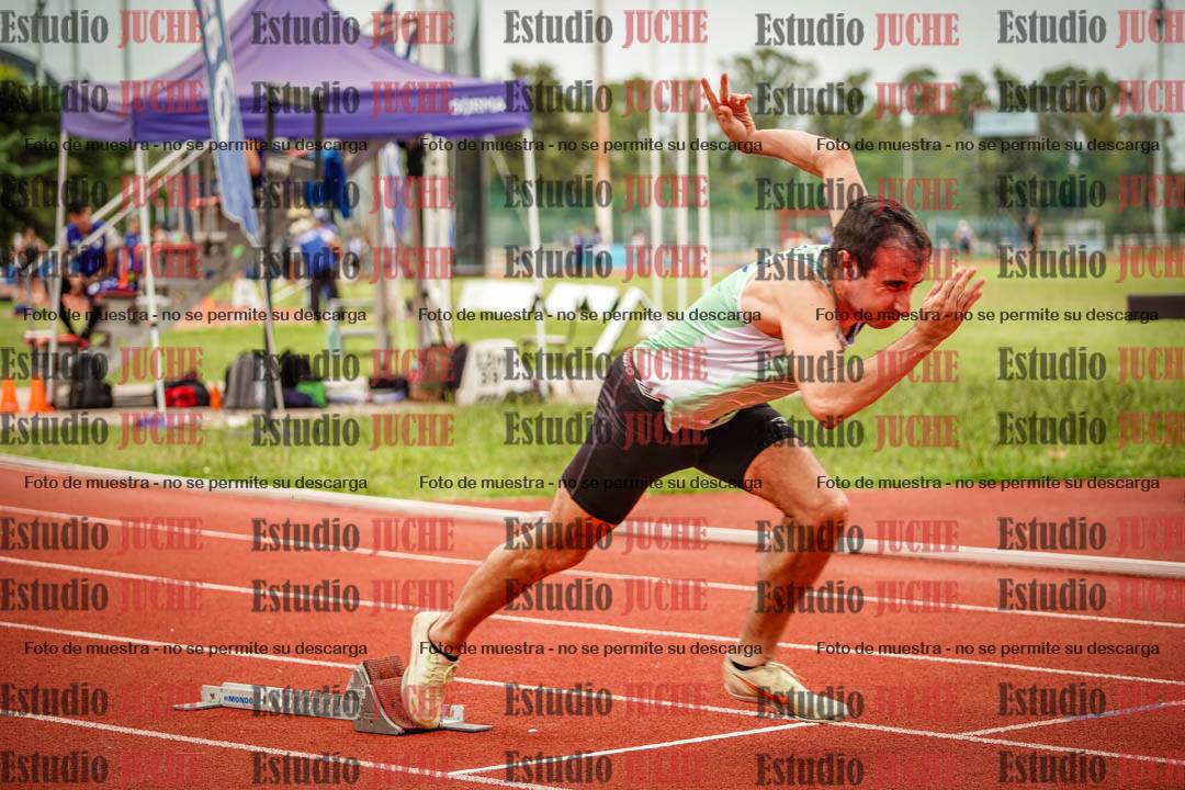 Fotos de los 400 m llanos de varones