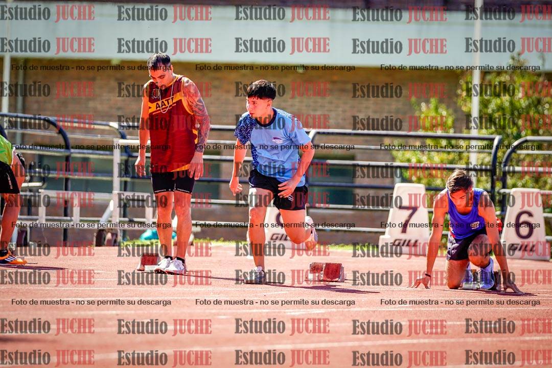 Fotos de los 100 m de varones