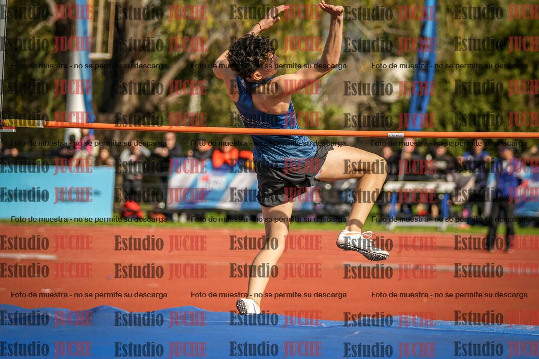 Fotos del salto en alto de varones