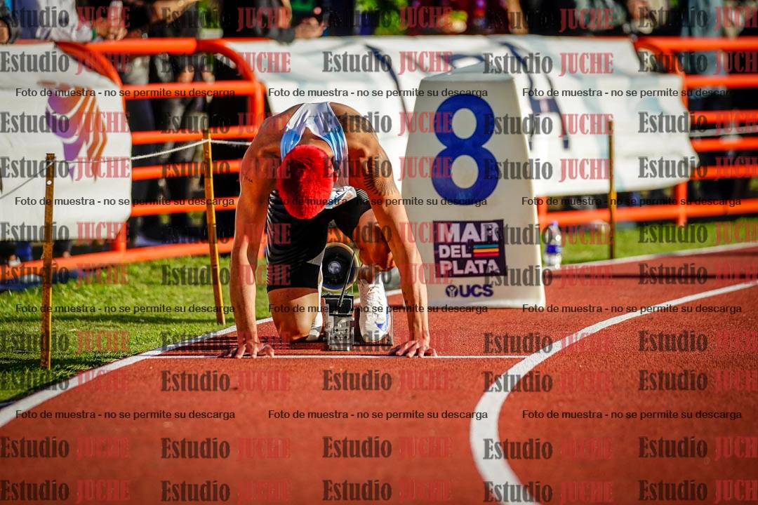 Fotos de los 400 m con vallas de varones - FINAL