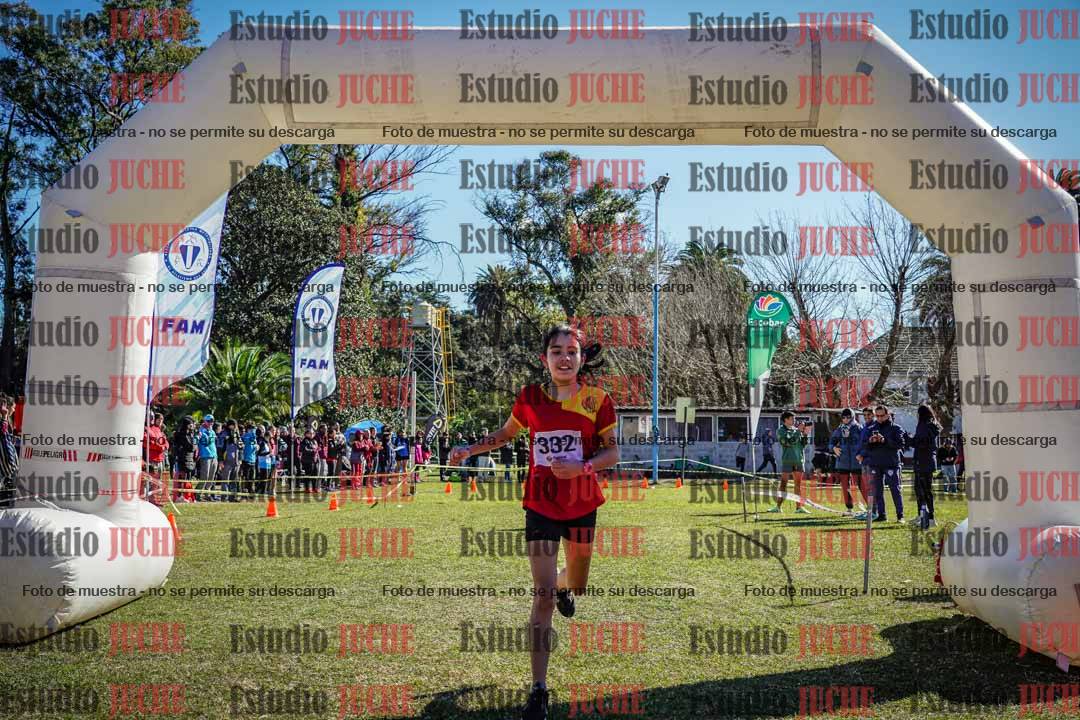 Fotos de la llegada del cross de 1500 m
