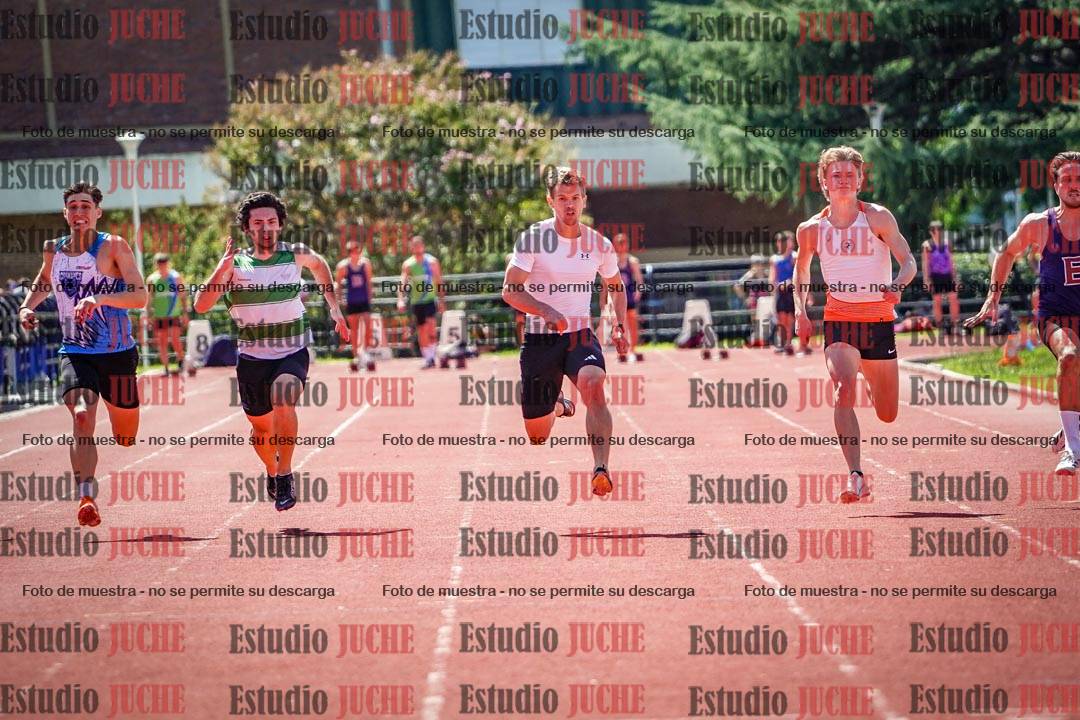 Fotos de los 100 m de varones