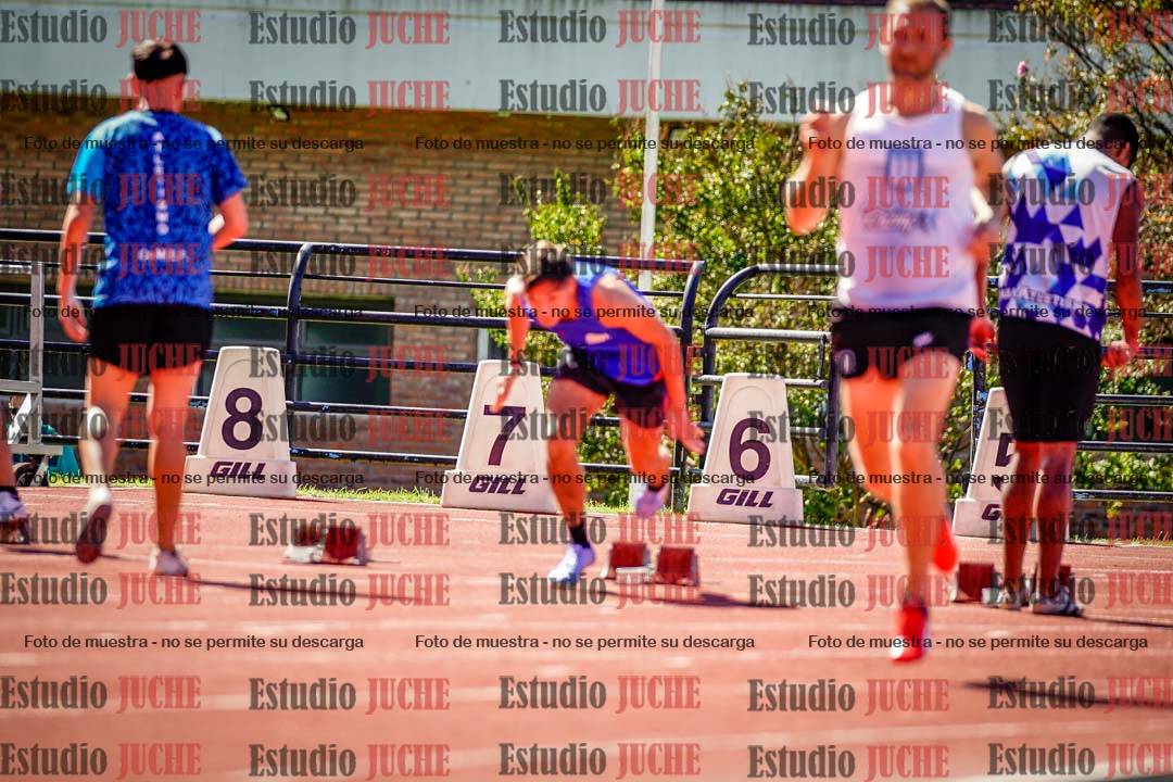 Fotos de los 100 m de varones