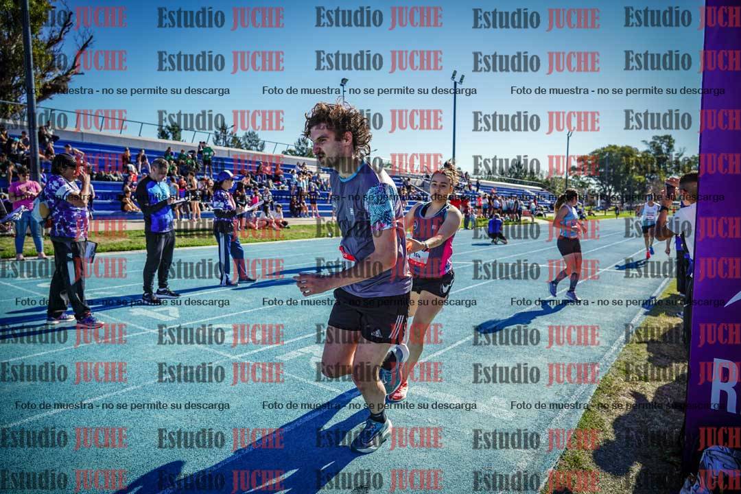 Fotos durante los relevos