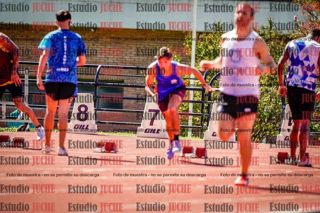 Fotos de los 100 m de varones