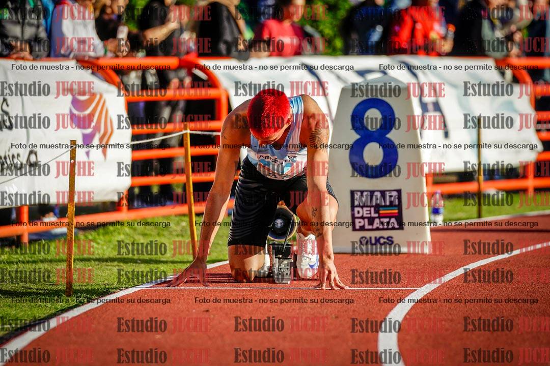 Fotos de los 400 m con vallas de varones - FINAL