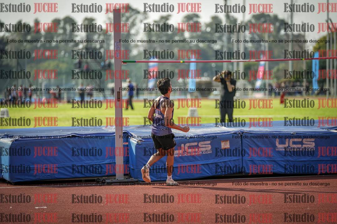 Fotos del salto en alto de varones