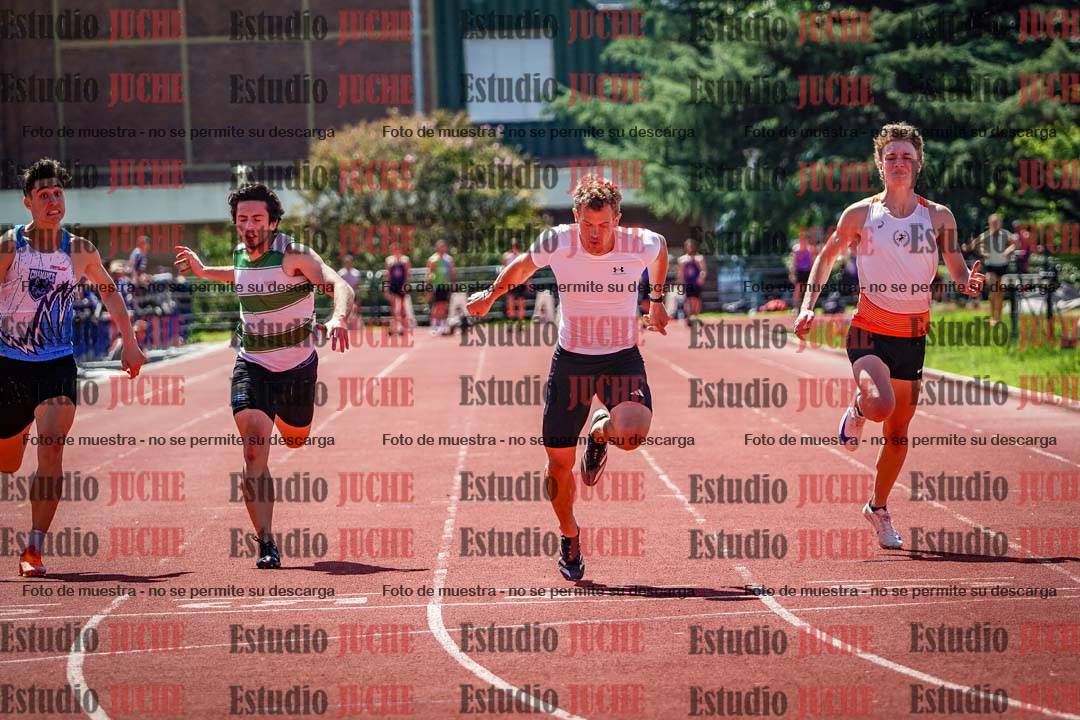 Fotos de los 100 m de varones