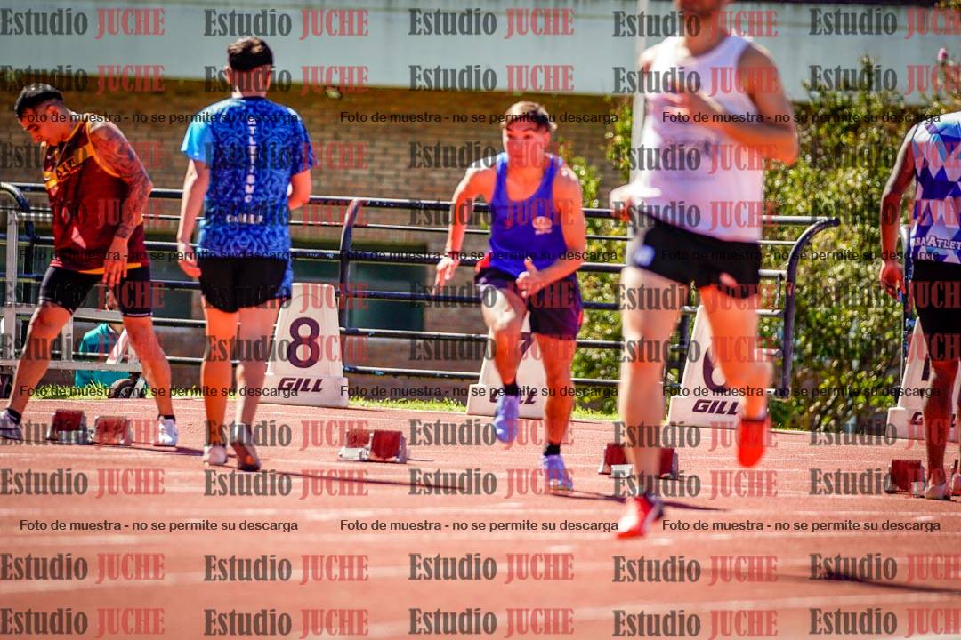 Fotos de los 100 m de varones