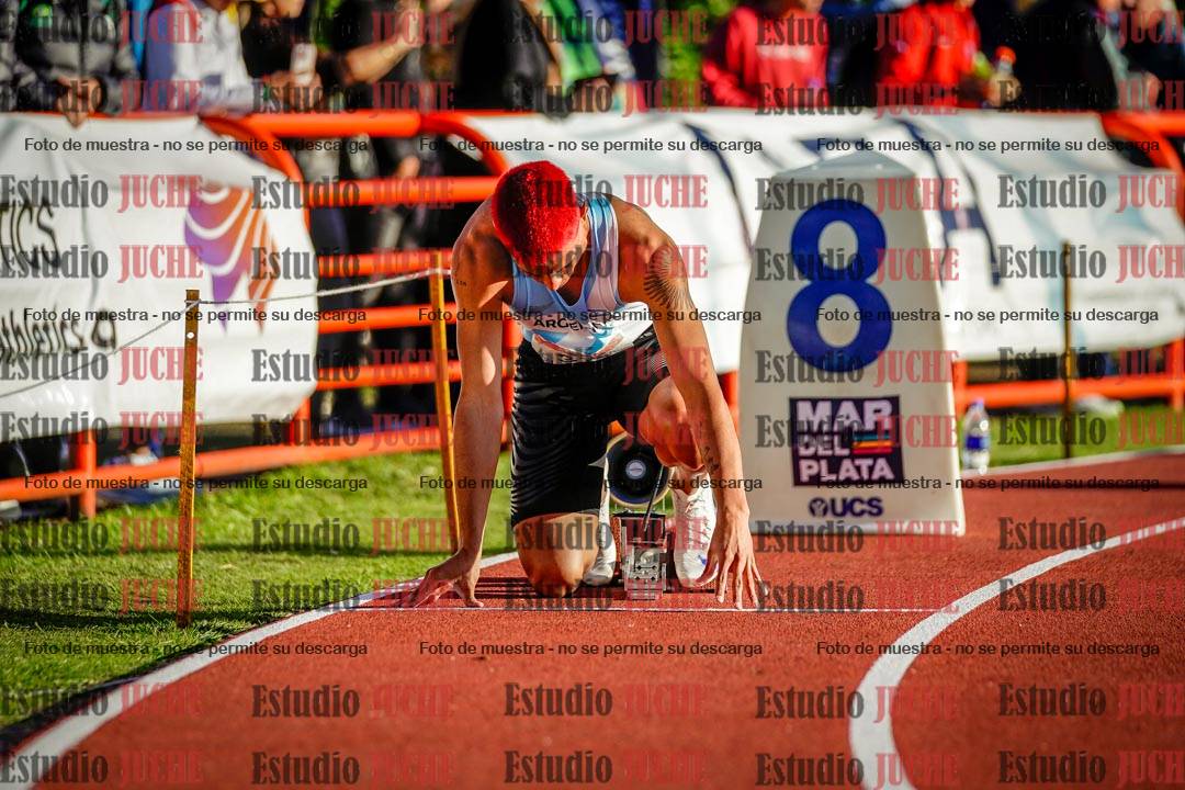 Fotos de los 400 m con vallas de varones - FINAL