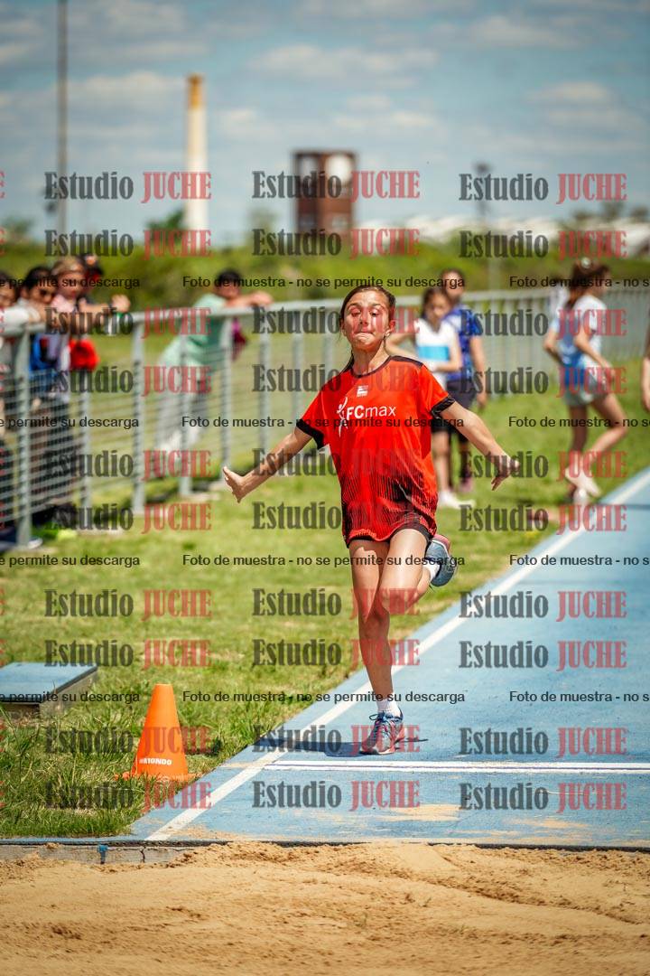 Fotos del salto en largo de mujeres - U12