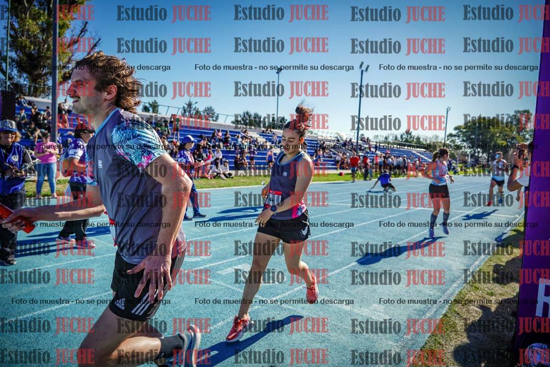Fotos durante los relevos