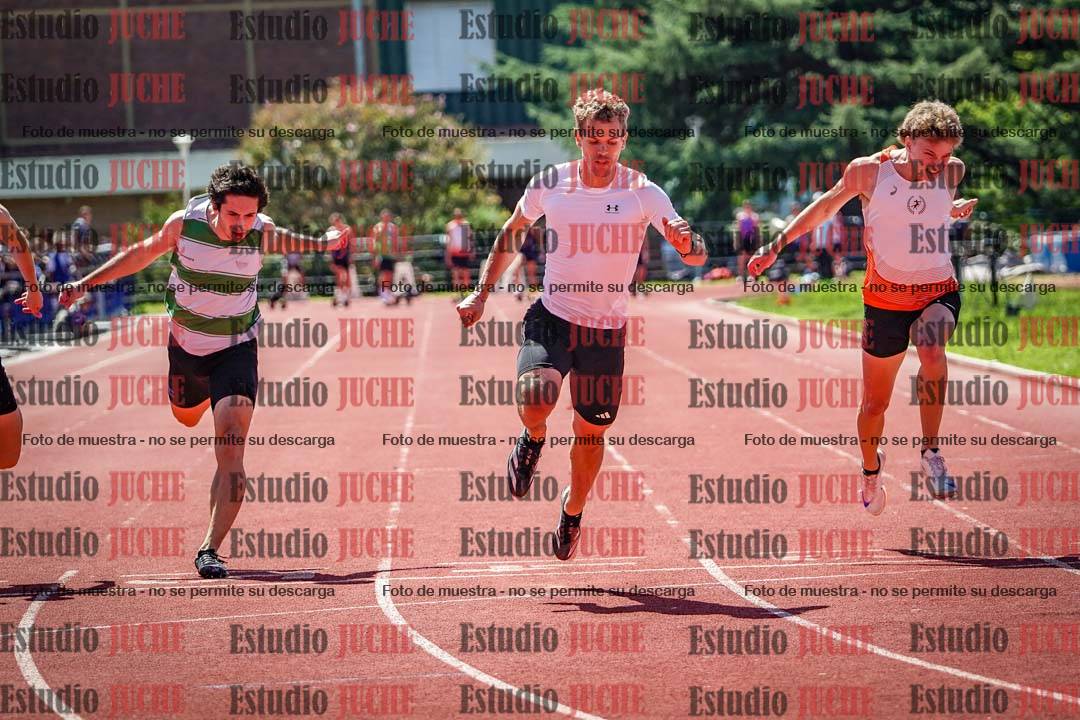Fotos de los 100 m de varones