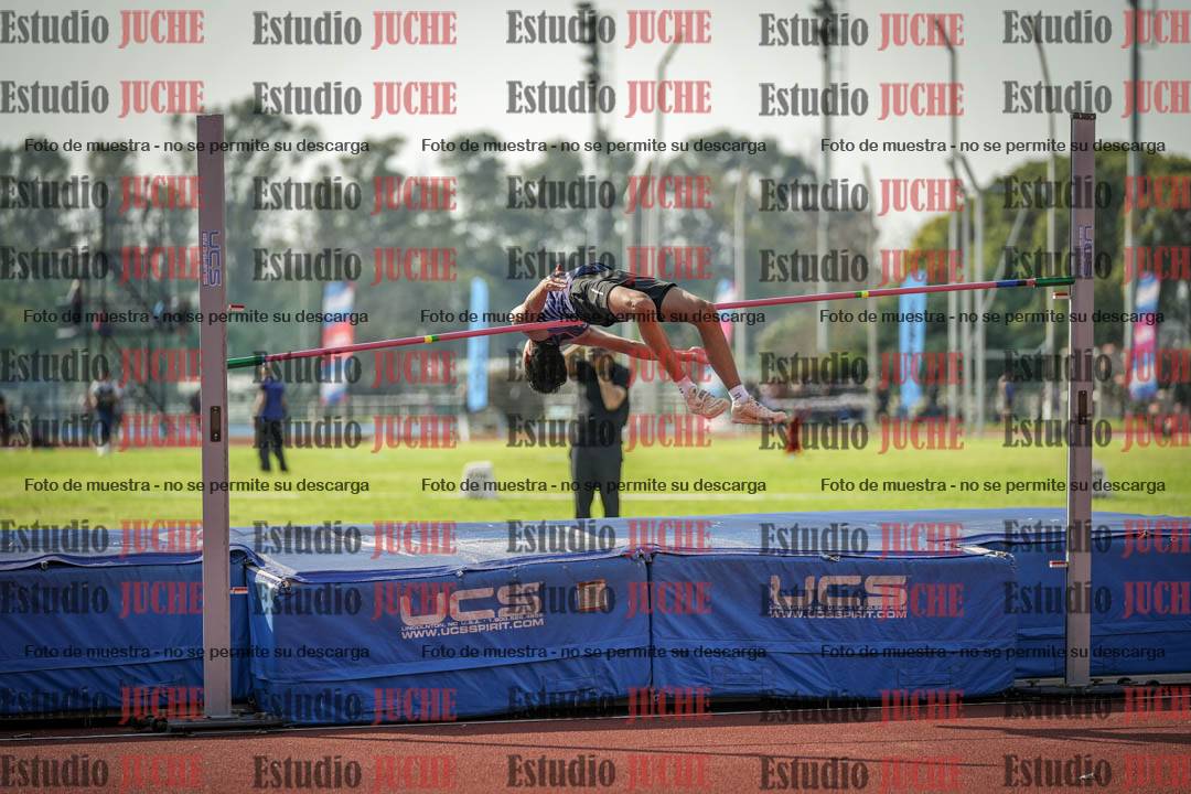 Fotos del salto en alto de varones