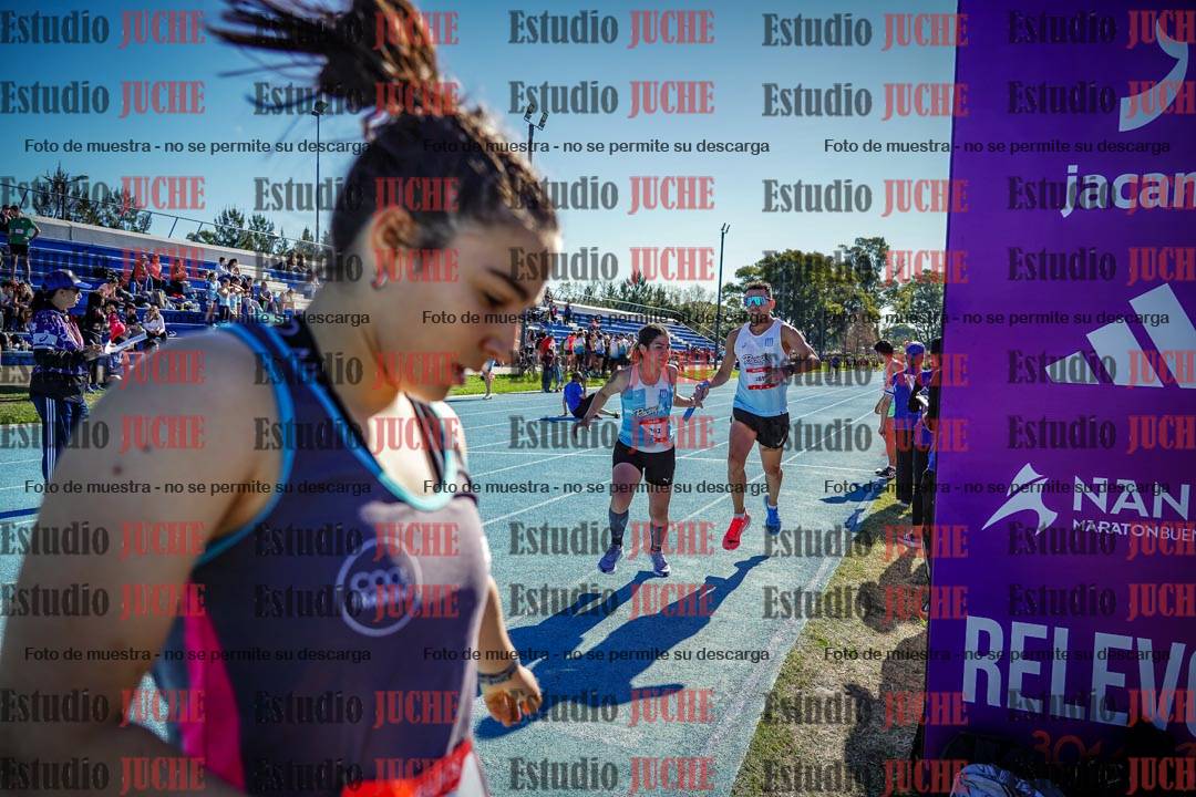 Fotos durante los relevos