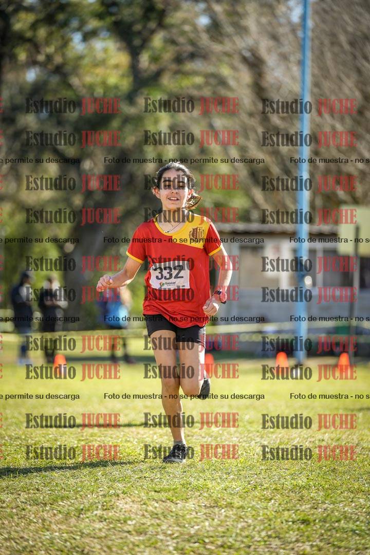 Fotos de la llegada del cross de 1500 m