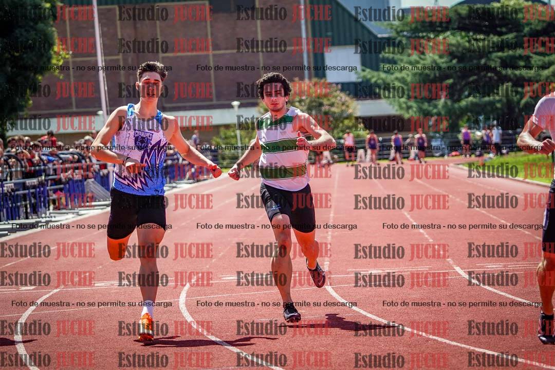 Fotos de los 100 m de varones