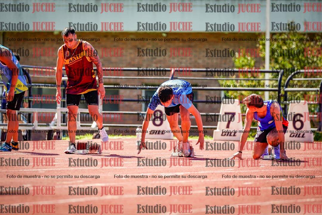 Fotos de los 100 m de varones