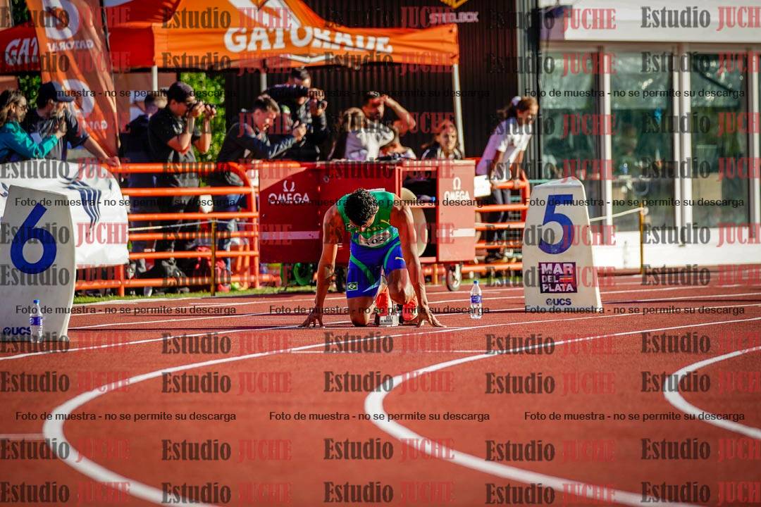 Fotos de los 400 m con vallas de varones - FINAL