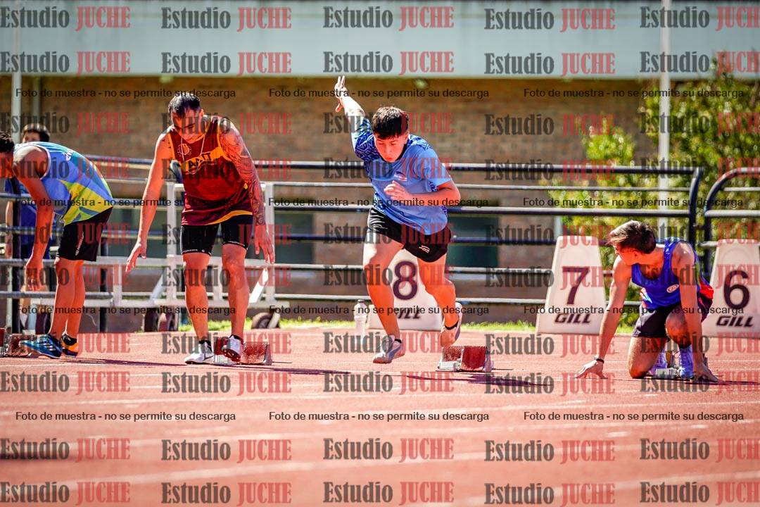 Fotos de los 100 m de varones