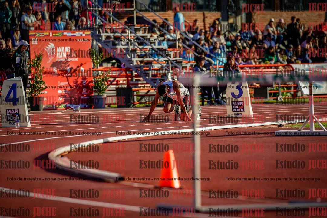 Fotos de los 400 m con vallas de varones - FINAL