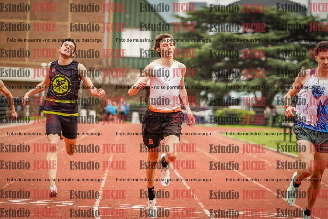 Fotos de los 200 m llanos de varones