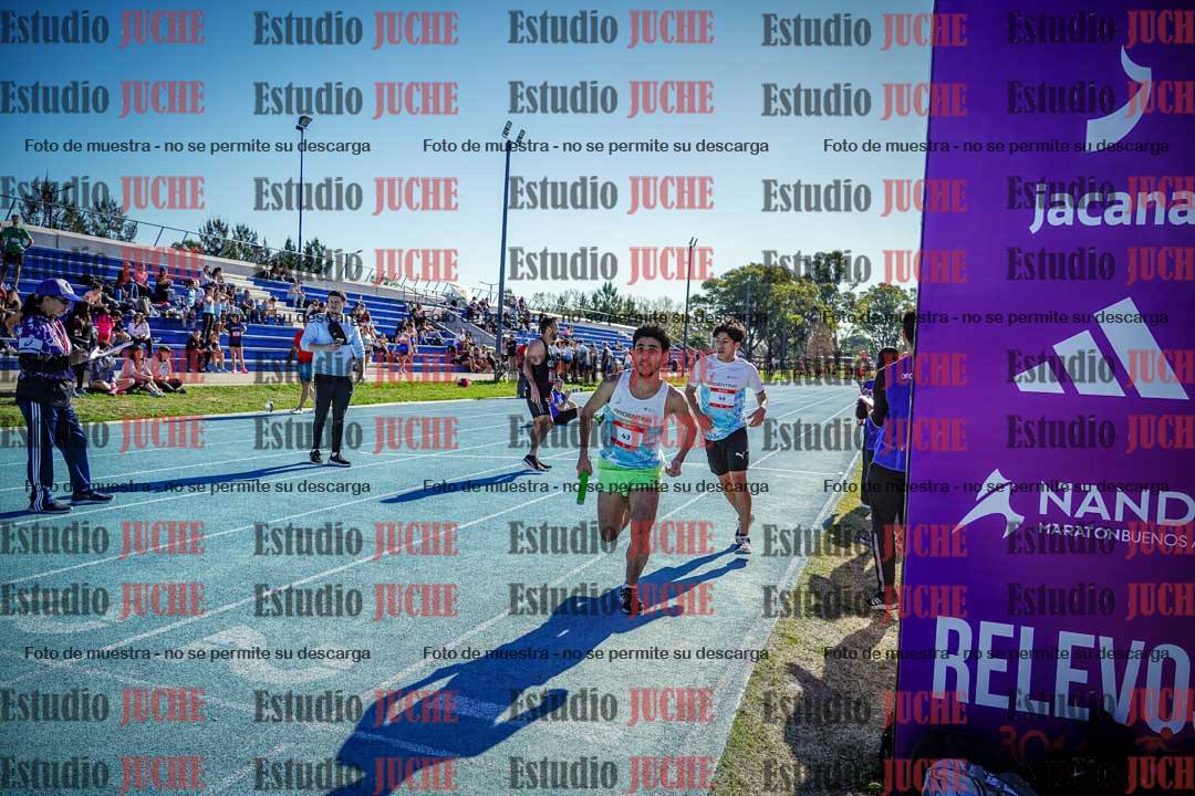 Fotos durante los relevos