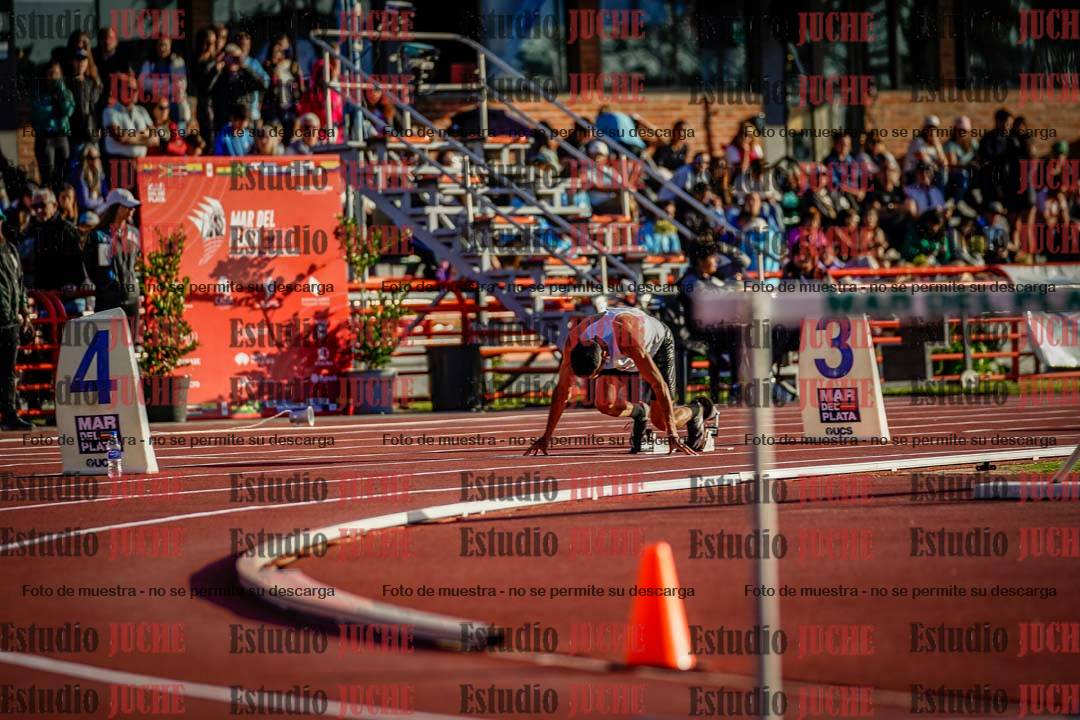Fotos de los 400 m con vallas de varones - FINAL
