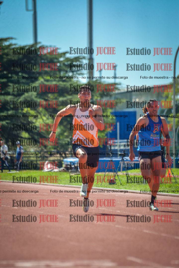Fotos de los 100 m llanos de varones