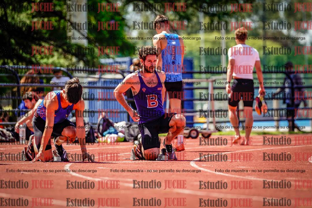 Fotos de los 100 m de varones