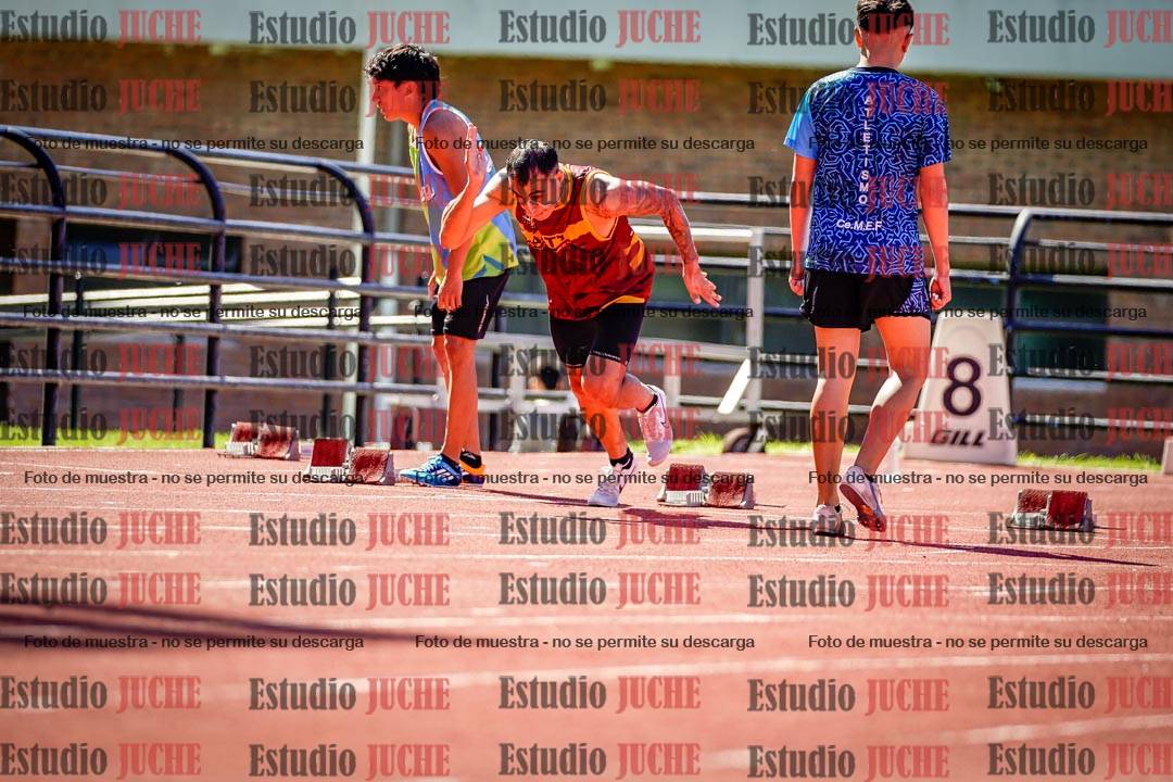 Fotos de los 100 m de varones