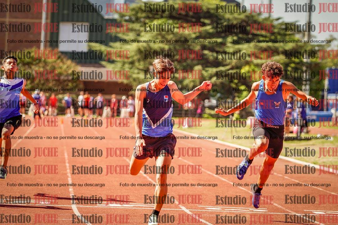 Fotos de los 80 m llanos de varones